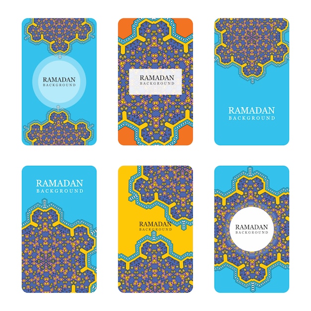 Ramadan mubarak typografische gestaltung