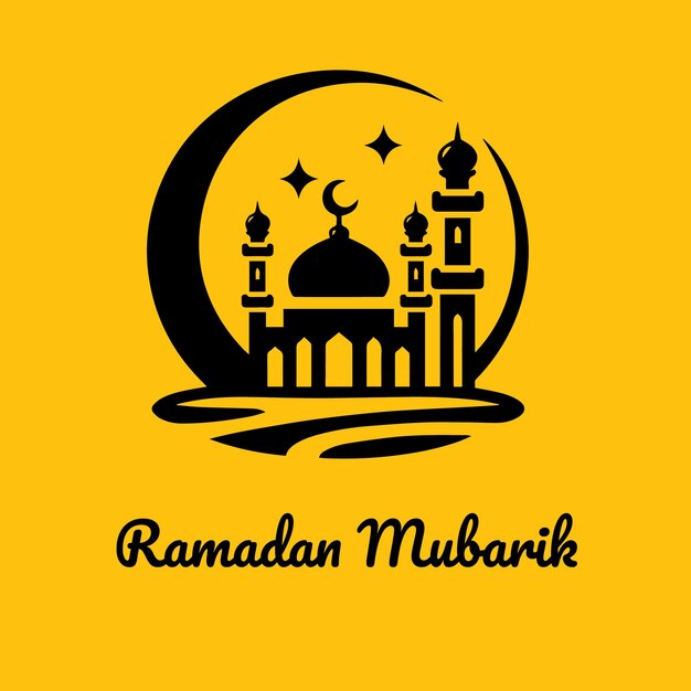 Ramadan Mubarik-Logo-Vektor