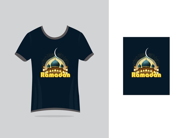 Vektor ramadan neues t-shirt-design