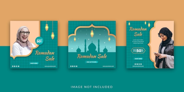 Ramadan sale social media instagram beitragsvorlage