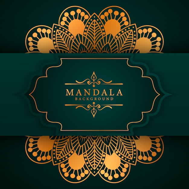 Ramadan-Stil Luxus eleganter Mandala-Hintergrund