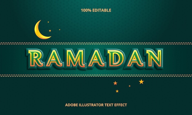 Ramadan-texteffekt editierbar