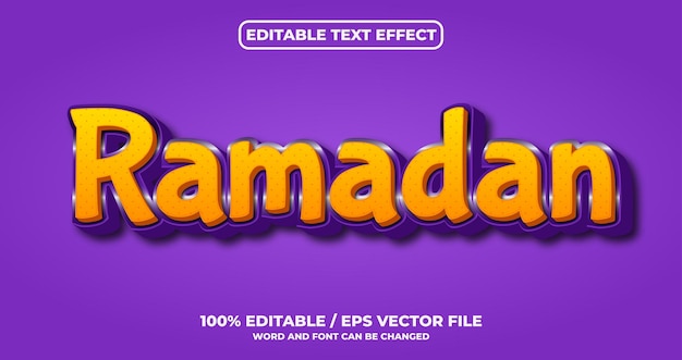 Ramadan-Texteffektstil