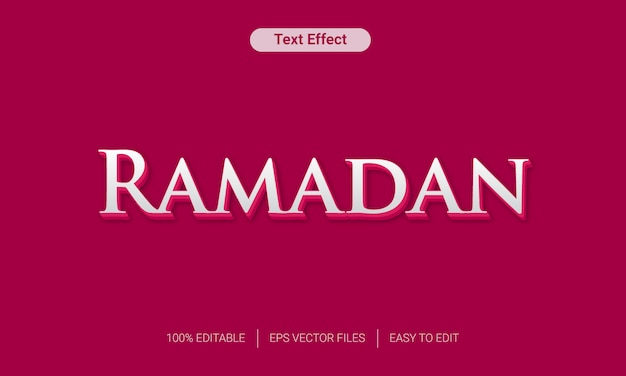 Ramadan-textstileffekt