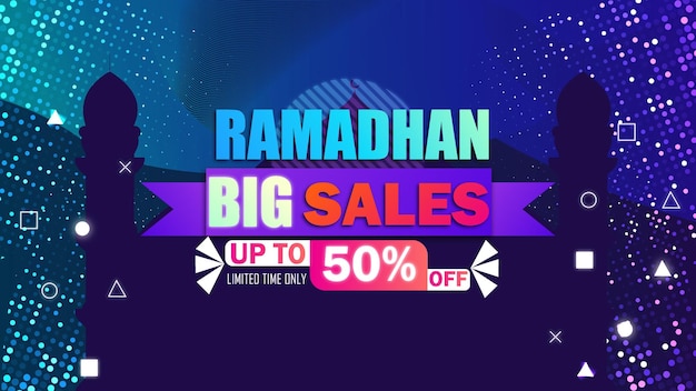 Ramadan-Verkaufsbanner