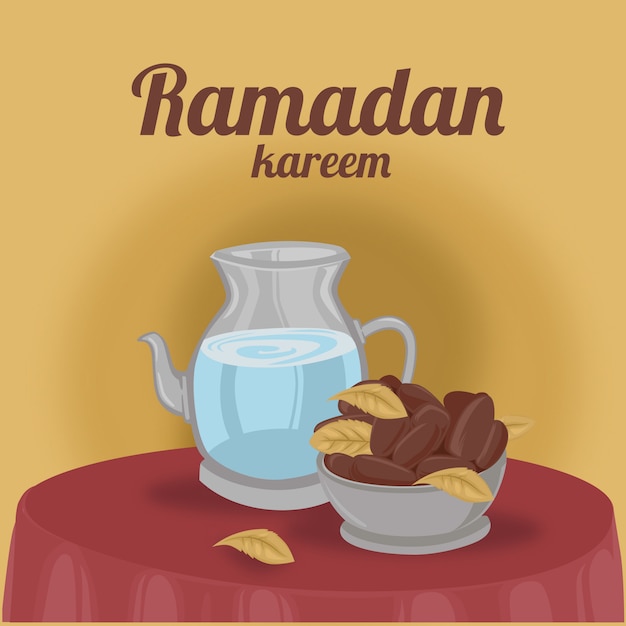 Ramadhan kareem fastenmenü