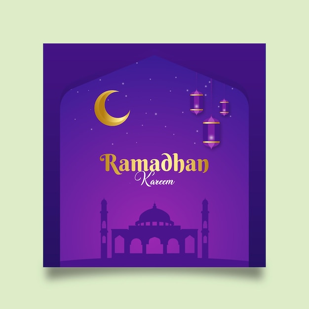 Ramadhan social media vorlage