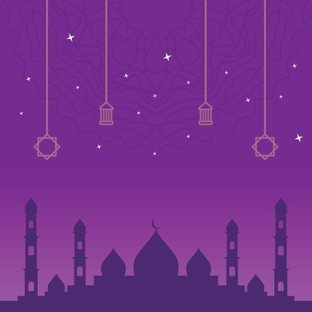 Ramadhan-Vorlage Hintergrunddesign