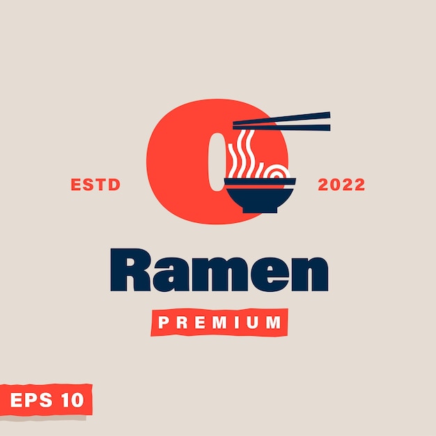 Ramen-alphabet o-logo