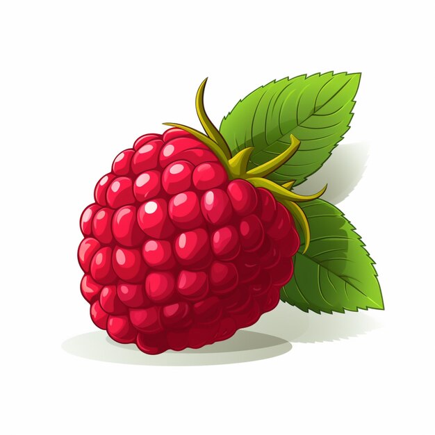 Vektor raspberry-cartoon-vektor