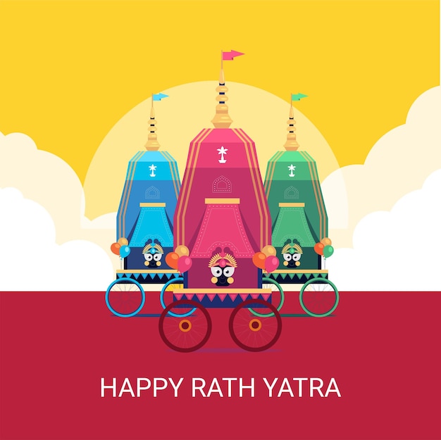 Vektor ratha-jatra