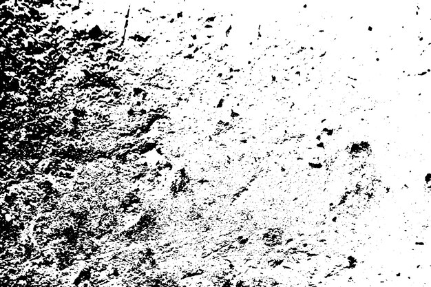 Raue und entstresste, grungige Schwarz-Weiß-Textur