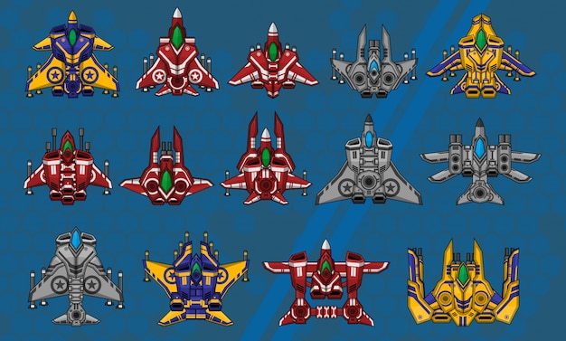 Raumschiff Sprites