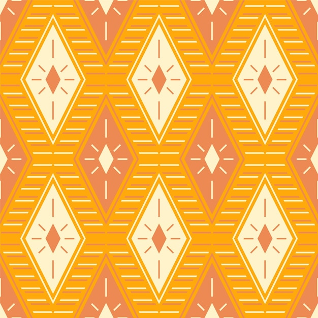 Rautenmotiv Ikat Textildruck Vektor nahtloses Muster