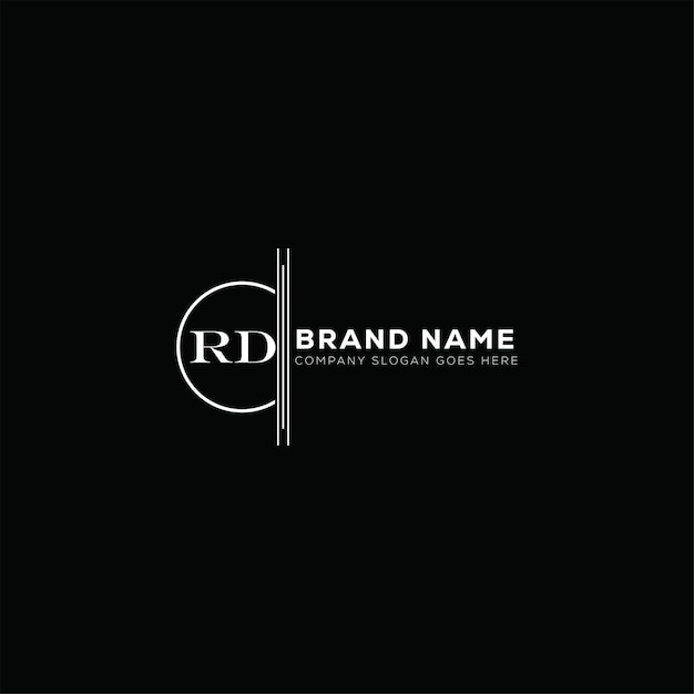 Vektor rd-letter-logo-design rd-geschäft und immobilien-monogramm logo-vektor-vorlage