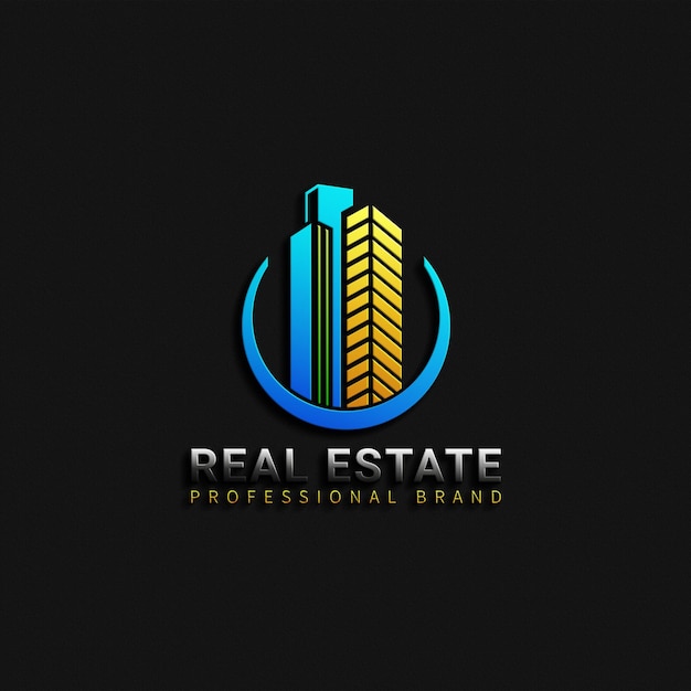 Real estate logo design template