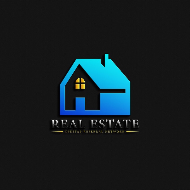 Real estate logo design template