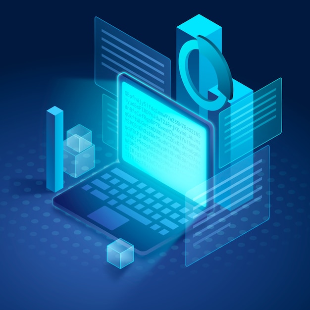 Realistische Darstellung eines Datenanalysten