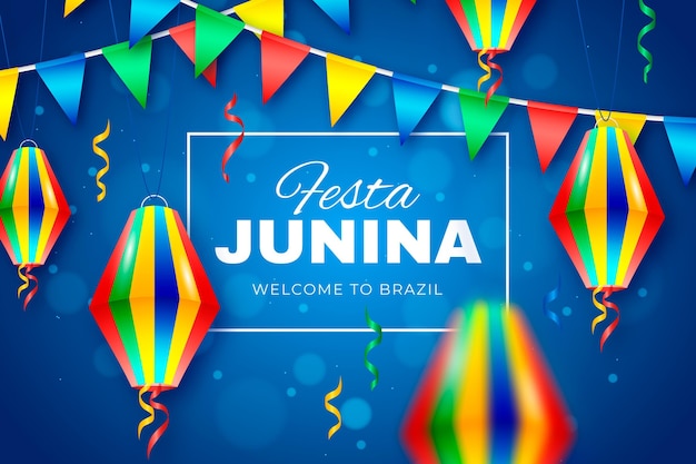 Realistische festa junina Illustration