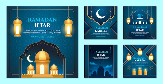 Realistische Instagram-Posts zur Ramadan-Feier