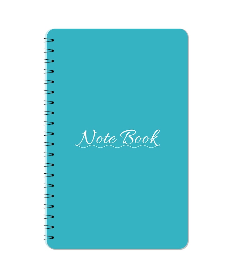 Vektor realistische notebook-vektor-illustration