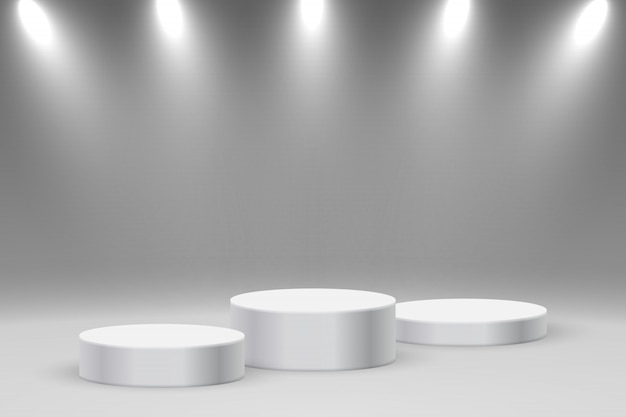 Realistische Plattform, Podium oder Podest