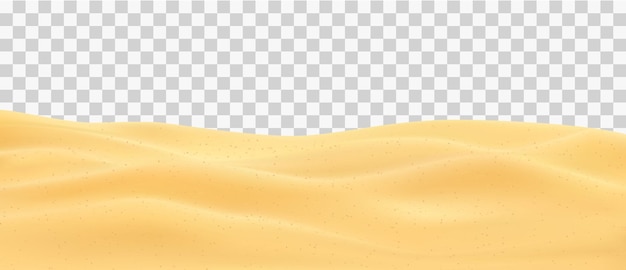 realistische Strandküste Sandoberfläche