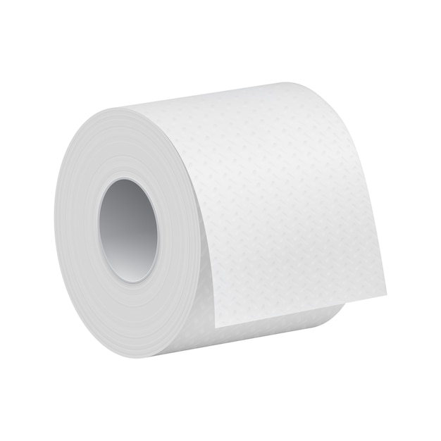 Realistische Toilettenpapierrolle