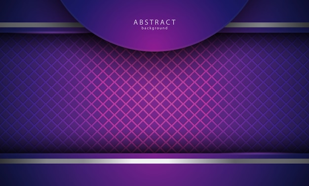 Realistischer abstrakter hintergrund mit silberner und violetter farbe