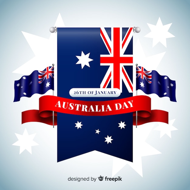 Realistischer australien-tageshintergrund