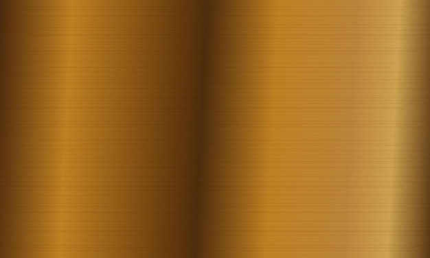 realistischer Bronze-Hintergrund, glänzende Textur aus Metall