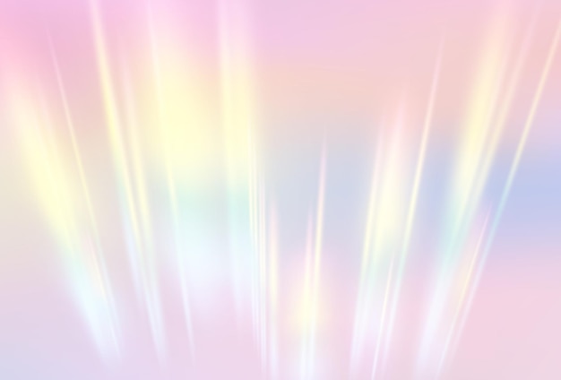 Realistischer Effekt der Regenbogenprismen-Flare-Linse Vektordarstellung der Textur der Lichtbrechung
