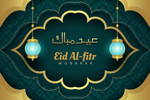 Realistischer eid al-fitr-hintergrund