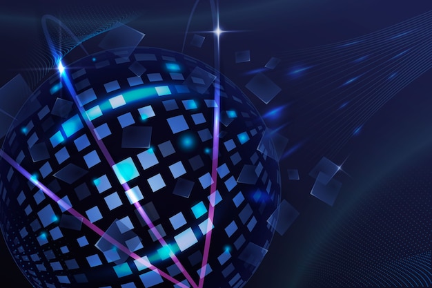 Realistischer futuristischer Technologie-Hintergrund