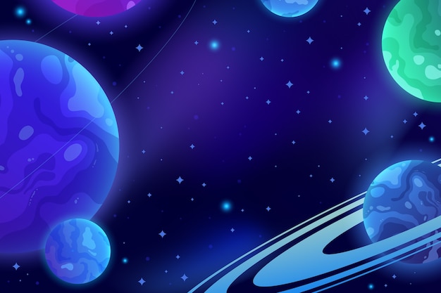 Realistischer Galaxienhintergrund