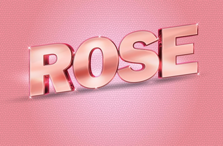Vektor realistischer glasartiger 3d-text