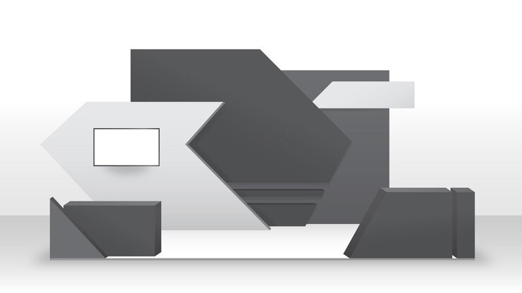 Vektor realistischer messestand 02