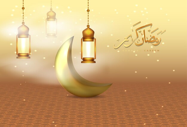Realistischer Ramadan Kareem