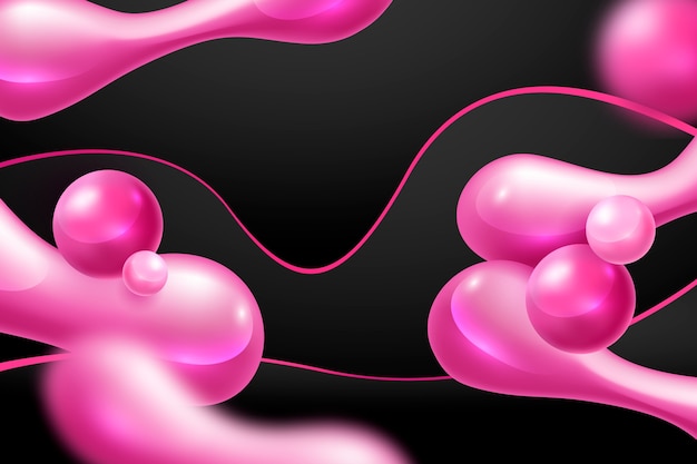 Realistischer rosa schwarzer Hintergrund
