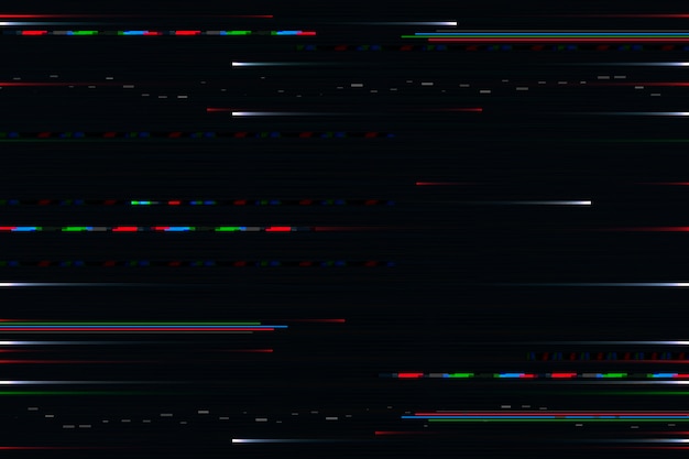 Vektor realistischer vhs-effekthintergrund