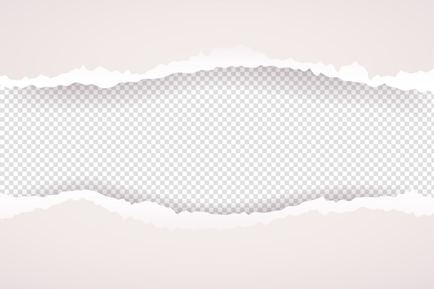 Realistischer zerrissener Papierhintergrund