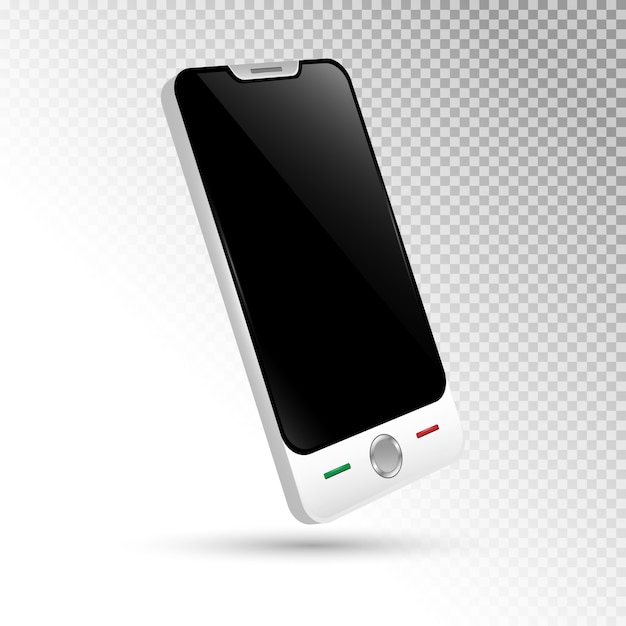 Realistisches 3D-Smartphone