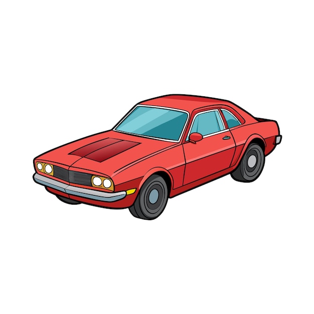 Realistisches Fahrzeugvektor-Illustrationskonzept