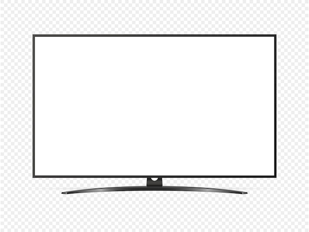Realistisches Fernsehbildschirmmodell