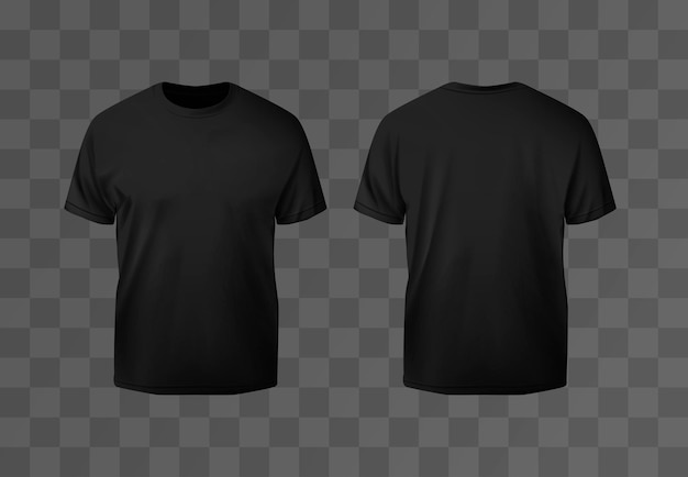 Realistisches schwarzes Ärmellos-T-Shirt Keine Ärmel-Shirt-Vorlage für Designs