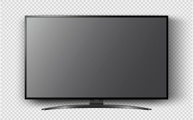 Realistisches Smart-TV-Bildschirmmodell