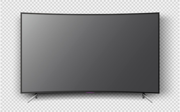 Realistisches Smart-TV-Bildschirmmodell