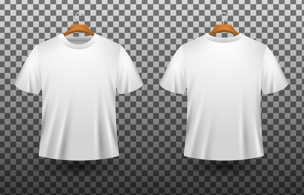 Realistisches weißes T-Shirt-Modell