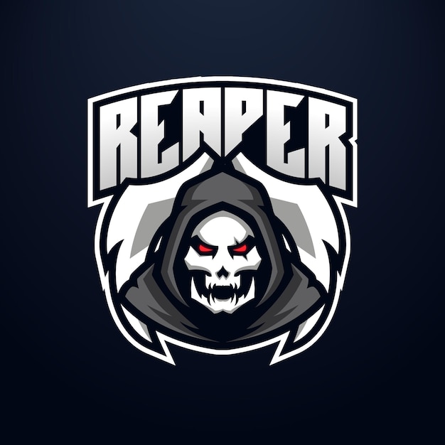 Reaper-maskottchen esport-logo