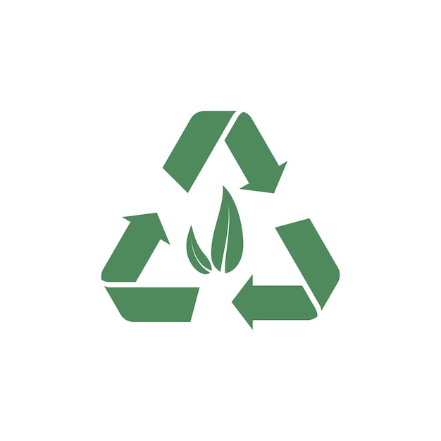 Recyceln Sie und einige Verpackungszeichen. Vektorgrafik isoliert auf weißem Hintergrund. Eps 10